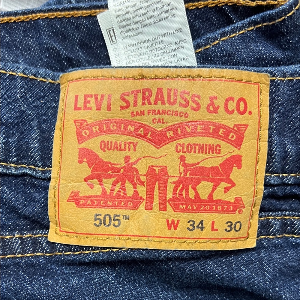 Levi's Men's Dark Blue Straight Jeans